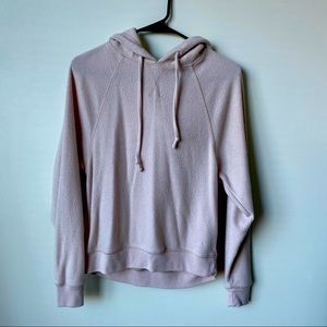 Aerie sherpa hooded sweatshirt